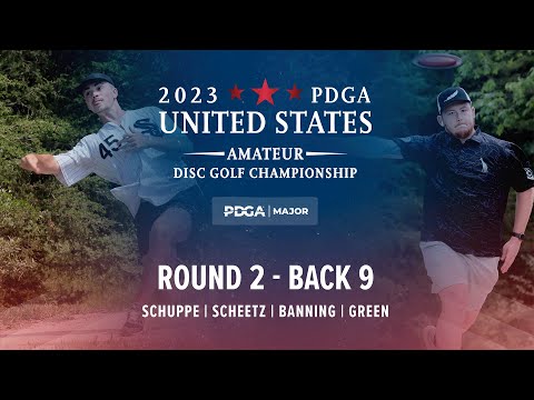 2023 PDGA U.S. Amateur Disc Golf Championships | R2B9 Chase Card | Schuppe, Scheetz, Banning, Green