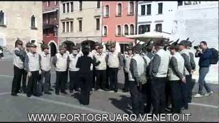 preview picture of video 'Portogruaro: A sorpresa coro di Alpini si esibisce in piazza'