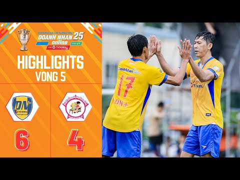 HIGHLIGHTS VÒNG 5: MẦM NON MISA vs DOANH NHÂN + | GIẢI BÓNG ĐÁ DNoL S7 LÃO TƯỚNG MÙA 25