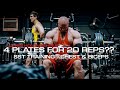 4 PLATES FOR 20 REPS?? - SST TRAINING CHEST & BICEPS