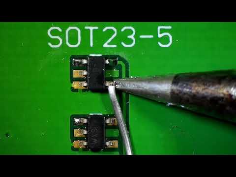 Soldar SMD SOT23-3, SOT23-5, SC70-5