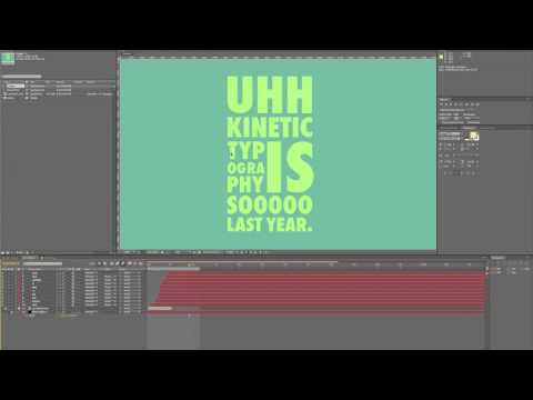 Kinetic Typography Tutorial