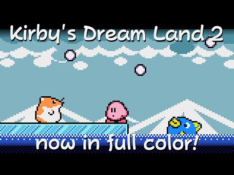 Kirby's Dream Land 2 DX - Full Color Hack Showcase