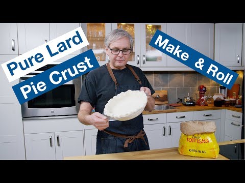 🔵 How To Make And Roll Lard Pie Pastry || Glen & Friends Cooking
