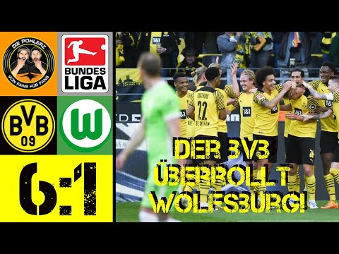 🖤💛 Rothe jüngster Torschütze der Bundesliga! | Borussia Dortmund vs. VFL Wolfsburg (6-1)