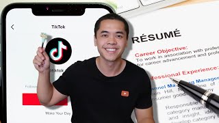 How to make a TikTok resume | Wonsulting