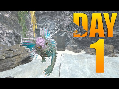 DUO Claiming Underwater Pirate Cave Day 1! | Ark PvP