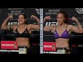 UFC 232 Weigh-Ins: Cris Cyborg, Amanda Nunes Make Weight - MMA Fighting
