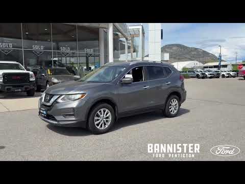 2019 Nissan Rogue AWD S in Gray for sale at Bannister Ford Penticton in Penticton, BC