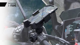 X-frame SHAD X0SG00M velikost telefonu až 180x90mm (6,6") na zpětné zrcátko