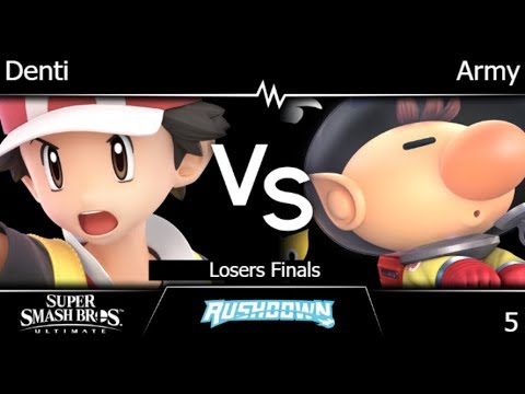 Rushdown 5 - Denti (PT) vs GBSG | Army (Olimar) Losers Finals - SSBU