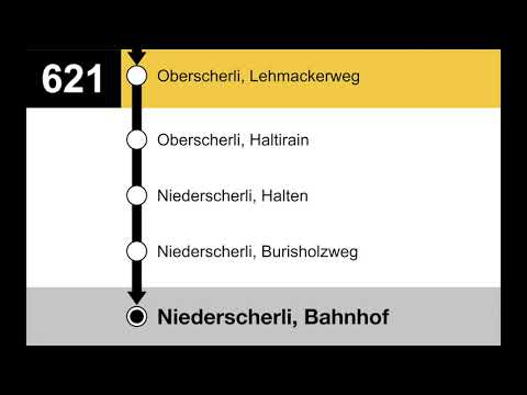 PostAuto Ansagen - 621 Oberbalm – Oberscherli – Niederscherli