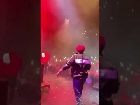 Sidhu MooseWala perform on sidhu anthem song on his live show