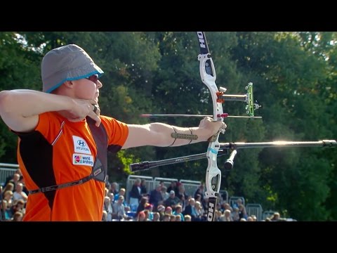 Archery in slow motion | Recurve bow | Odense 2016