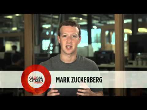 Message from Mark Zuckerberg of Facebook at Global Citizen Festival 2015