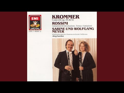 Introduction, Theme and Variations for Clarinet in B-Flat Major