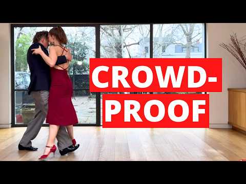 Sacada into Boleo: Crowd‑Proof Tango Giro Combo