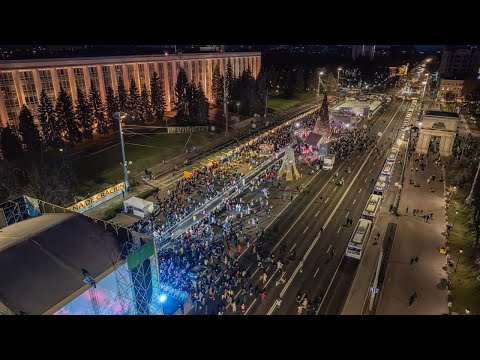 Concert de Revelion din Piața Marii Adunări Naționale la Moldova 1