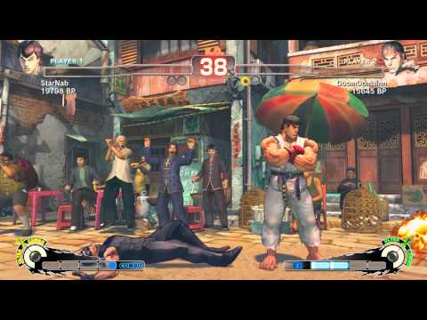 SSF4 Ranked Europe: StarNab (Fei Long) VS DoomDomainn (Ryu)
