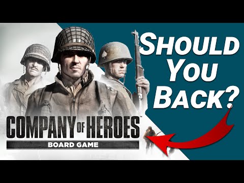 Company of Heroes Board Game 2nd Edition - But Should You Back It?