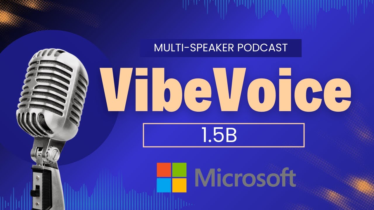 Microsoft VibeVoice - Generate Multi-Speaker Long Podcast with AI Locally