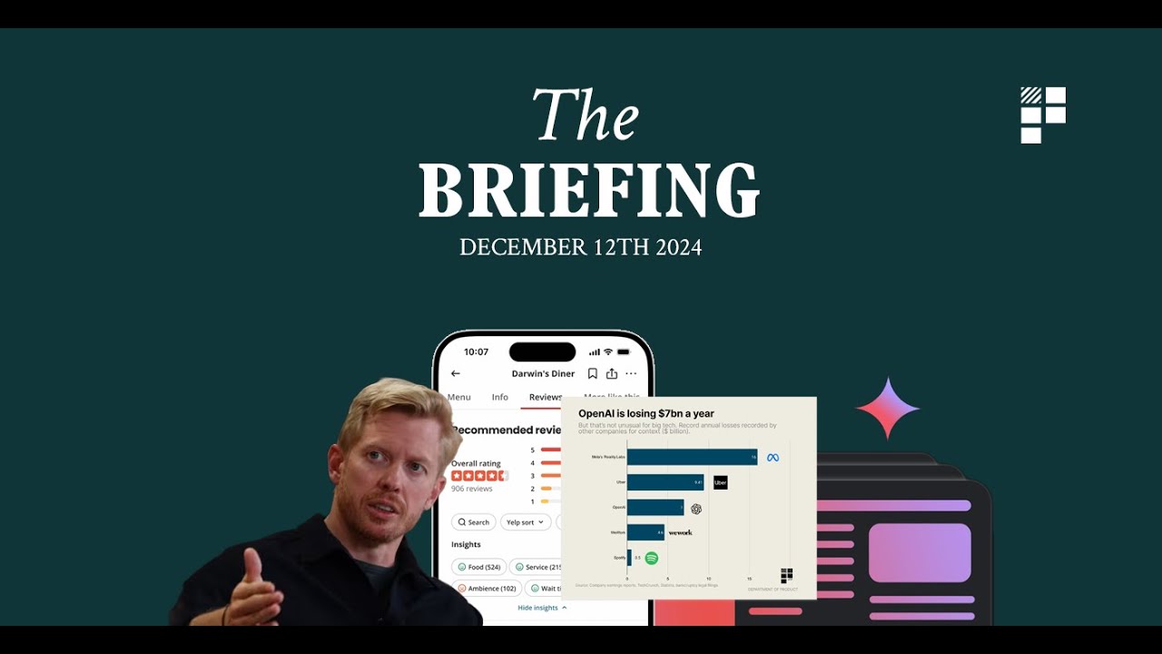 Google Gemini 2.0, OpenAI's $7bn losses, and New AI Tools | Briefing - 12th December 2024
