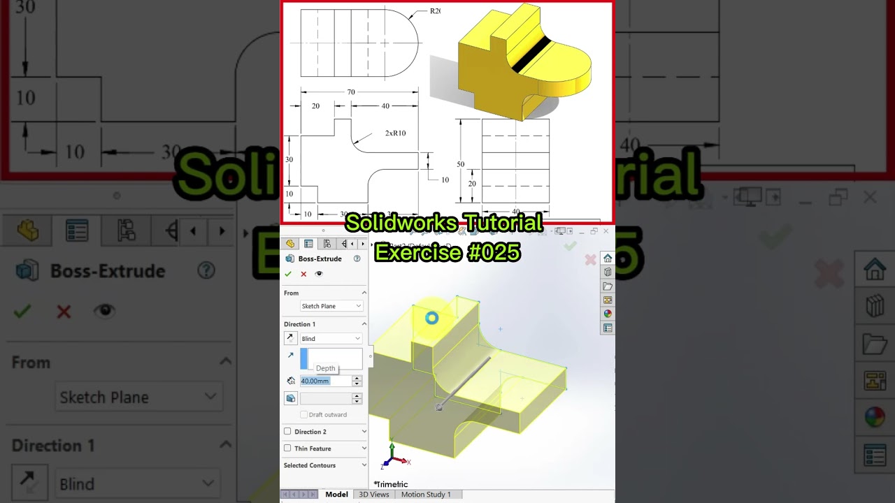 Solidworks Tutorial Exercise #025