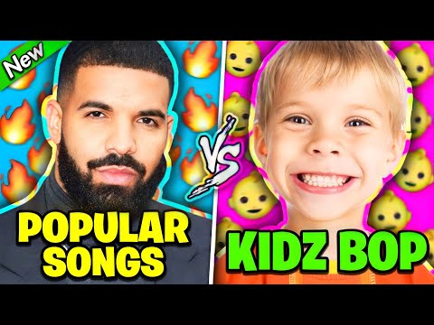 POPULAR RAP SONGS vs KIDZ BOP REMIXES | PART 3