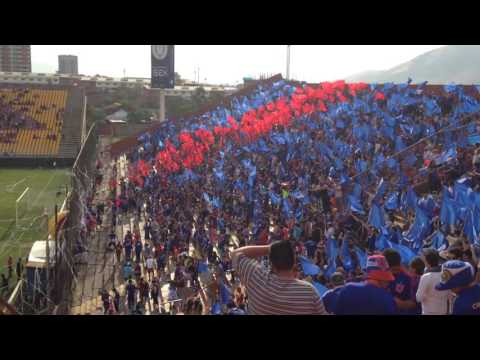 "Salida Los De Abajo / U.Española vs Udechile" Barra: Los de Abajo • Club: Universidad de Chile - La U • País: Chile