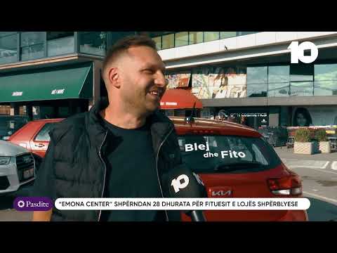 "Emona Center" shpërndan 28 dhurata për fituesit e lojës shpërblyese