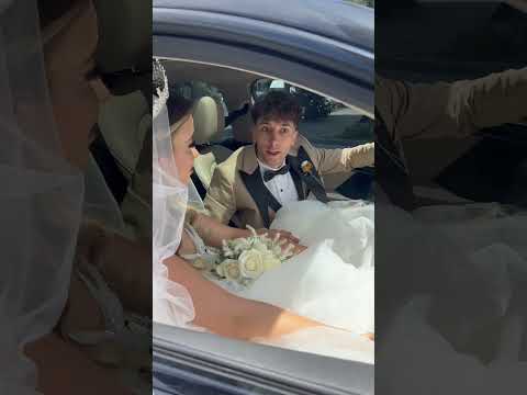 The groom ran away😂