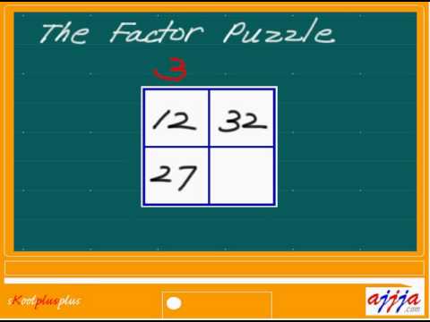 Math Factor Puzzle 1