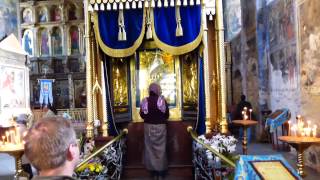 preview picture of video 'Тихвинская икона Божией Матери. Тихвинский Успенский мужской монастырь 18 сентября 2014 года.'