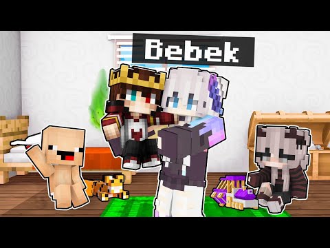 AİLECEK KÜÇÜLDÜK 😱 - Minecraft