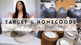 HOME DECOR SHOP WITH ME HAUL | TARGET & HOMEGOODS | HOME DECOR UPDATES