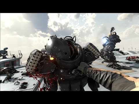 Wolfenstein 2 The New Colossus | Final Boss Fight  | I Am Death Incarnate & no HUD