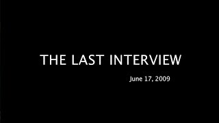 MERCE CUNNINGHAM: MONDAYS WITH MERCE: THE LAST INTERVIEW