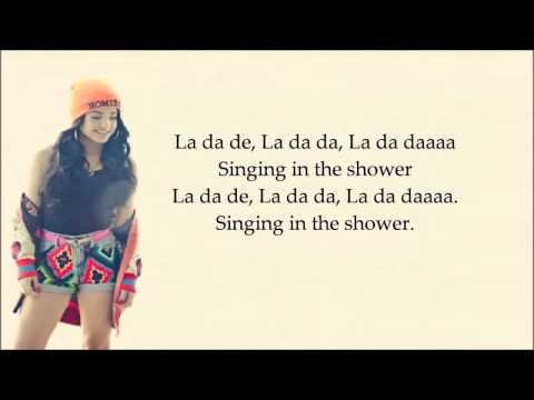 Becky G- Shower- Lyrics