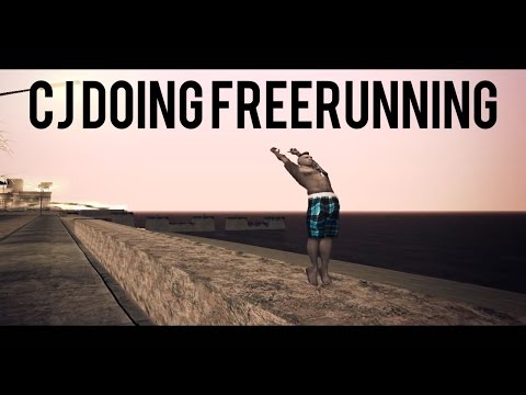 GTA SA | CJ doing freerunning!