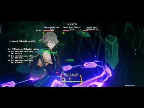 ALHAITHAM C0 HOD VS TRIO MAGUU KENKI ABYSS 3.4 FLOOR 12-2 SECOND HALF #原神 #genshinimpact #げんしん #2023