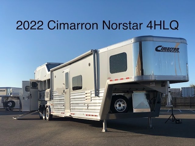 Preview image of 2022 Cimarron Norstar 4 Horse with Living Quarters by Outlaw Conversions youtube video