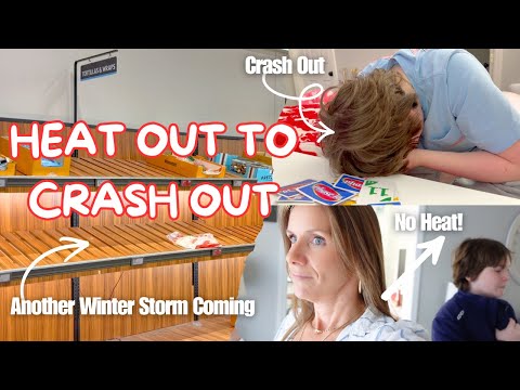 HEAT OUT TO CRASH OUT! | ANOTHER WINTER STORM IS COMING! | Family 5 Vlogs
