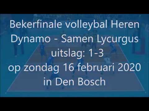Bekerfinale SamenLycurgus tegen Draisma Dynamo op 16 februari 2020 in Den Bosch