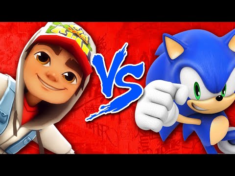 Sonic Vs. Jake (Subway Surfers) - Batalha de Rap - Batalha de Games - Brutusmano