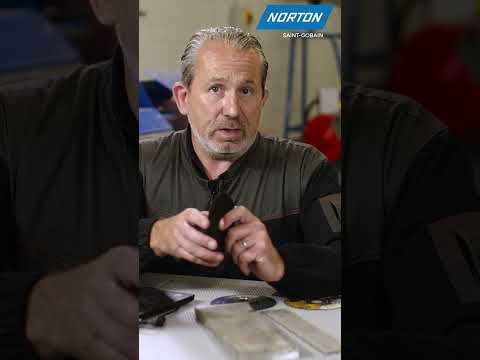Part of a video titled Why are there different thicknesses of cutting discs? #metalfabrication ...