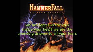 Hammerfall   Crimson Thunder Lyrics