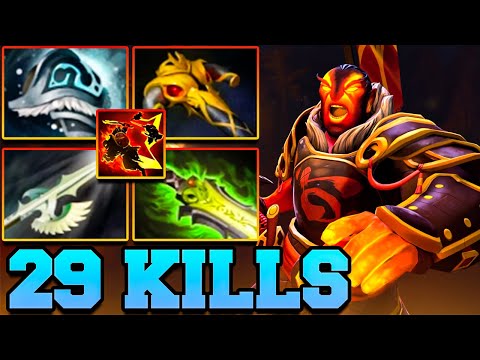Ember Spirit Dota 2 Mid Meta With 29 Kills 7.33 Pro Gameplay Guide Tutorial