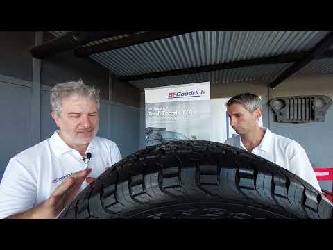New BFGoodrich Trail Terrain A/T tires, sizes 16 to 20, for SUVs and pickups. AUTO AL DÍA (1.23)