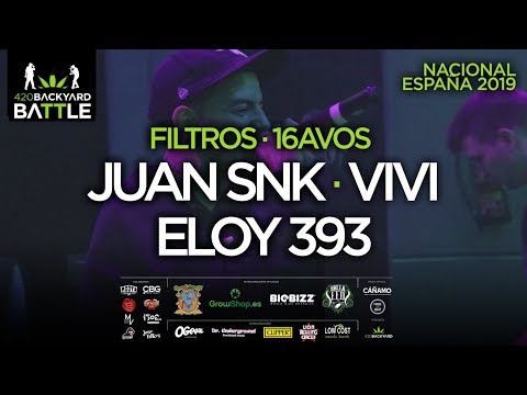 JUAN SNK, VIVI, ELOY 393. Filtros 16avos. Final Nacional España 2019. 420 Backyard Battle