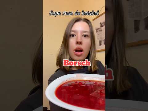 Sopa rusa: receta simple de borsch #comida #rusia